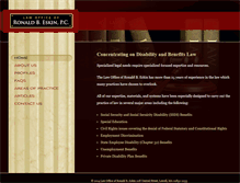 Tablet Screenshot of eskinlawoffice.com